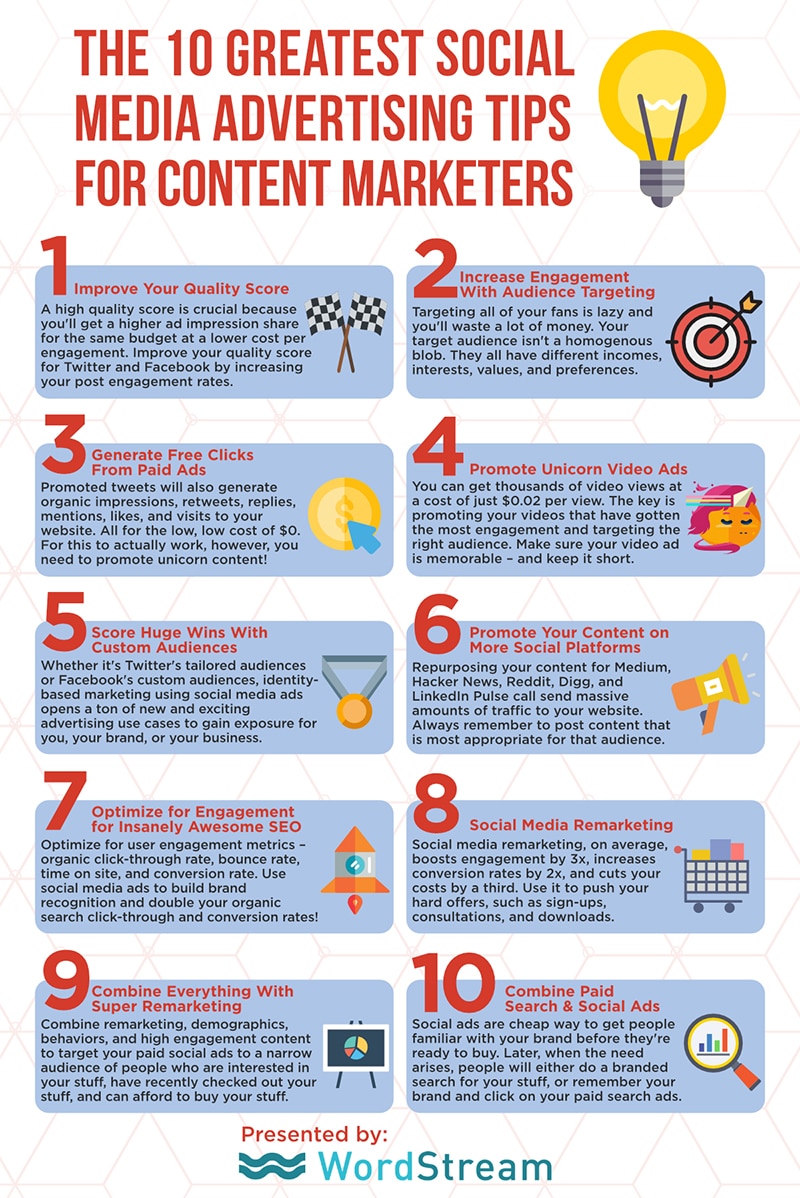 10 Social Media Advertising Tips to Improve Your Online Presence [Infographic]
