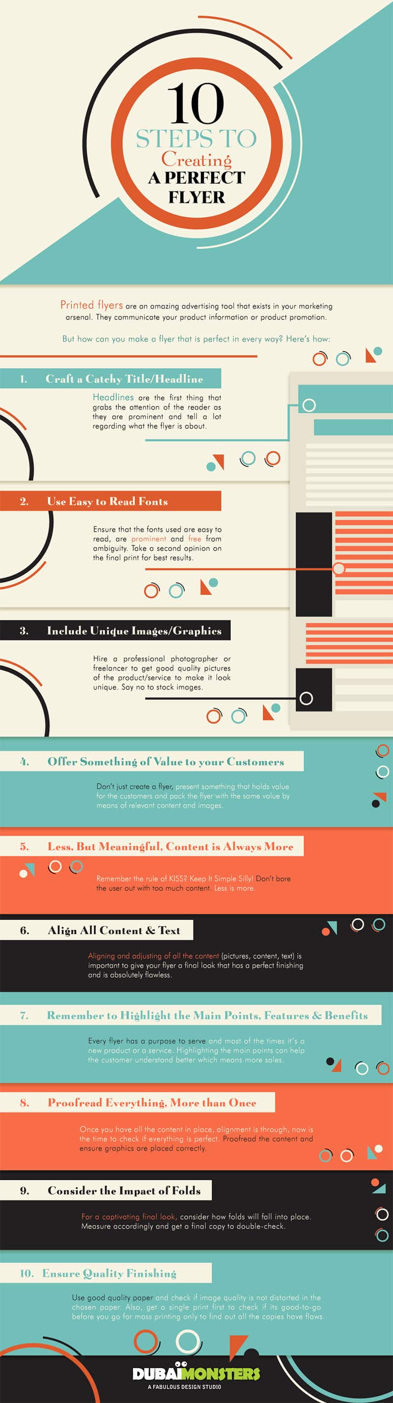 10 Steps to Create the Perfect Flyer to Advertise Your Services [Infographic]