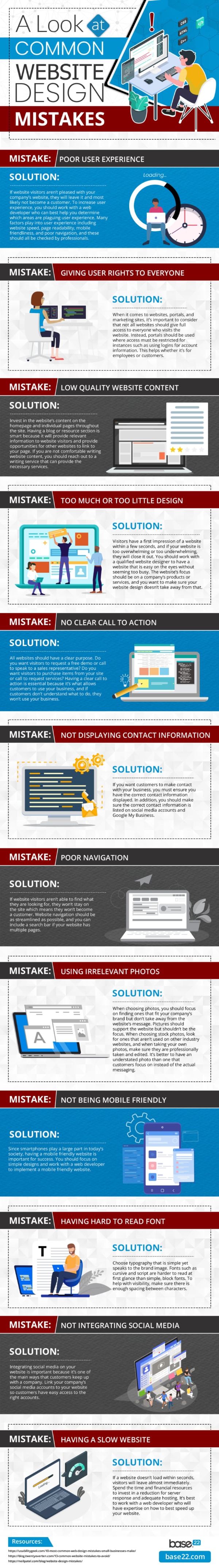 12 Common Web Design Mistakes Businesses Make & How to Fix Them