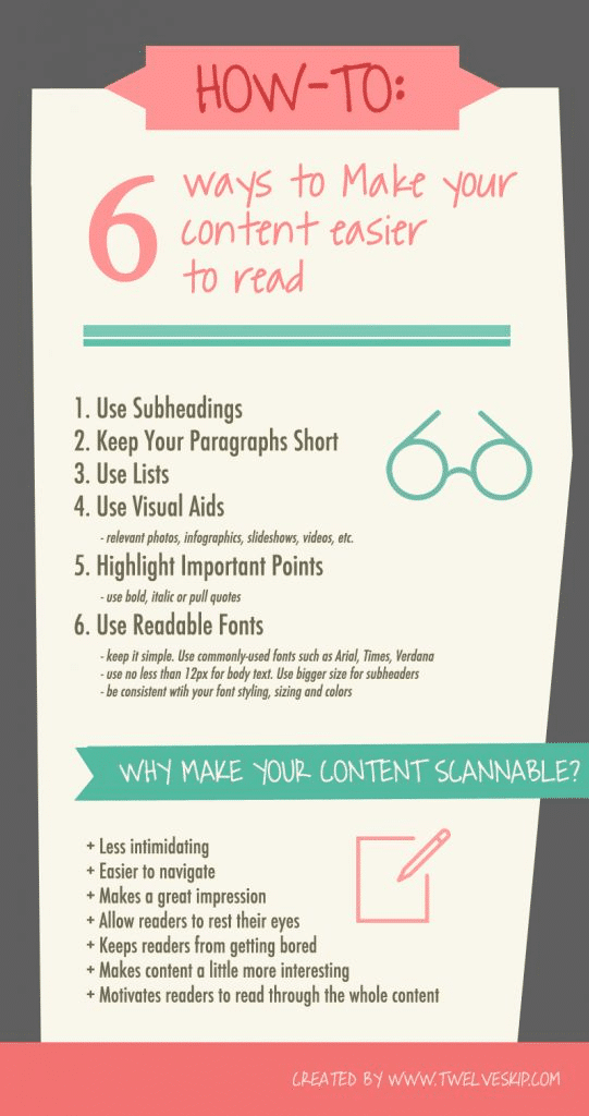 6 Ways to Make Your Blog Posts Easier to Read