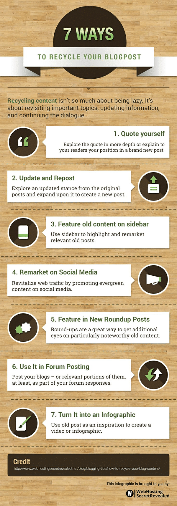 7 Ways to Recycle Old Blog Posts When You Can't Think of Anything New