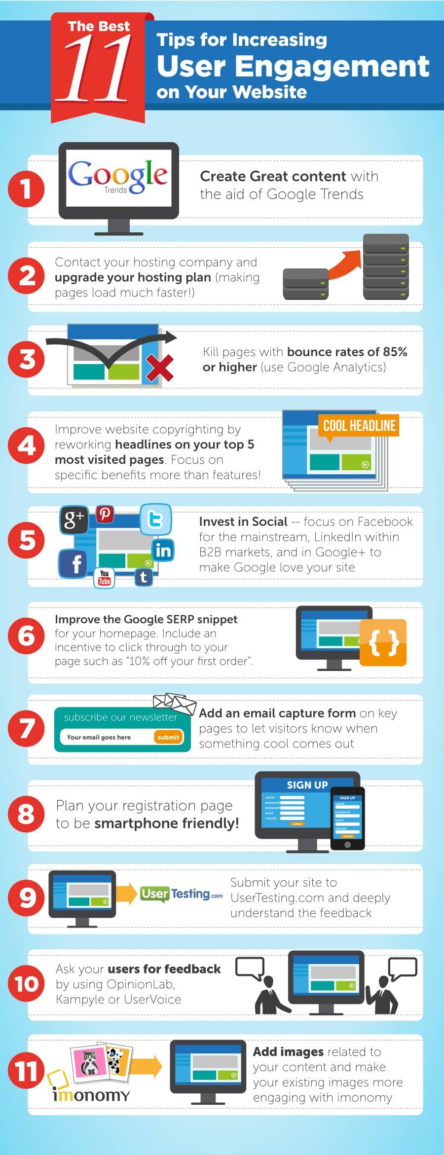 11 Tips for Increasing User Engagement on Your Website