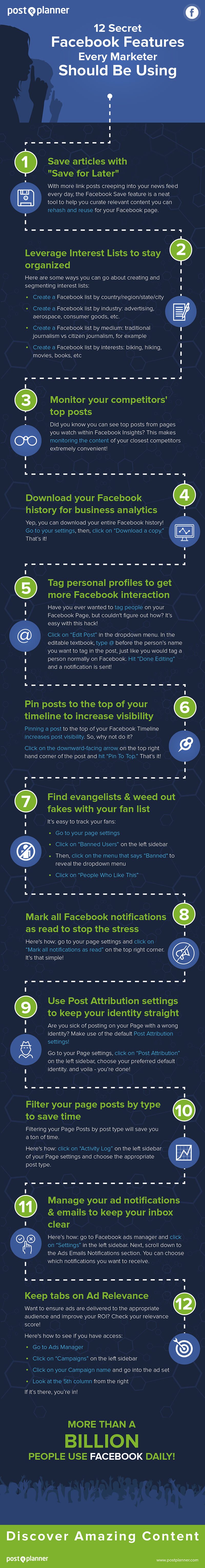 12 Secret Facebook Features Business Owners & Marketers Should be Using