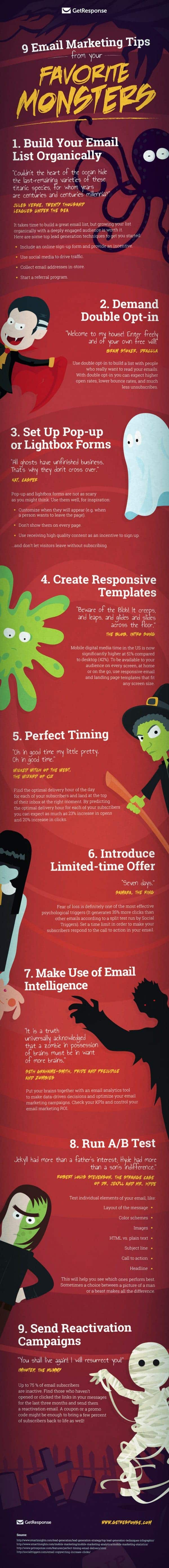 9 Monstrous Email Marketing Tips to Scare the Crap Out of Your Competitors
