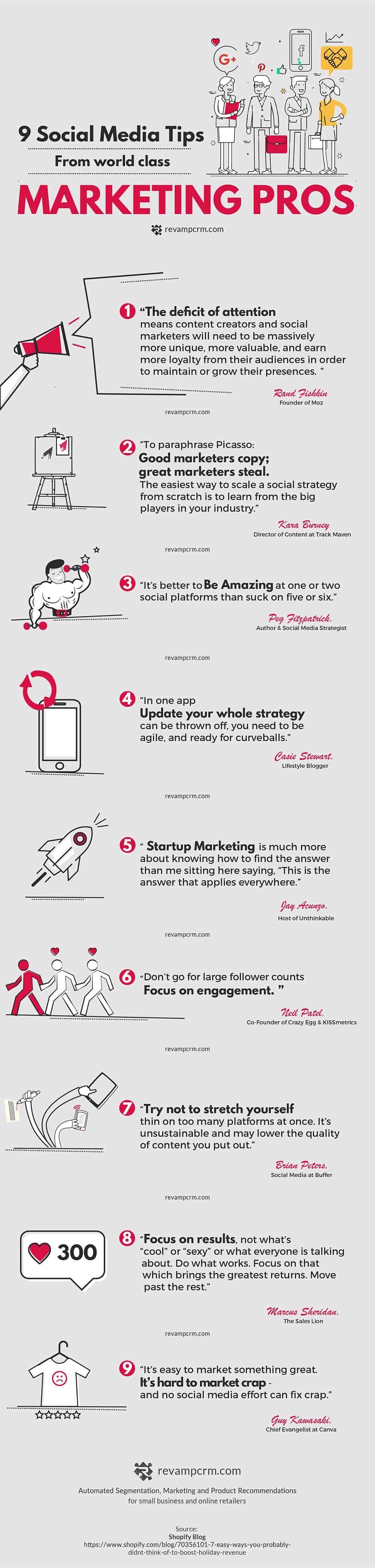 9 Social Media Tips from World Class Marketing Professionals