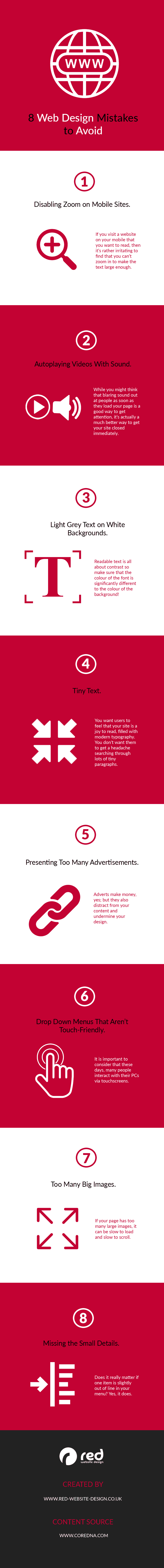 8 Common Web Design Mistakes Your Business Must Avoid in 2021 [Infographic]