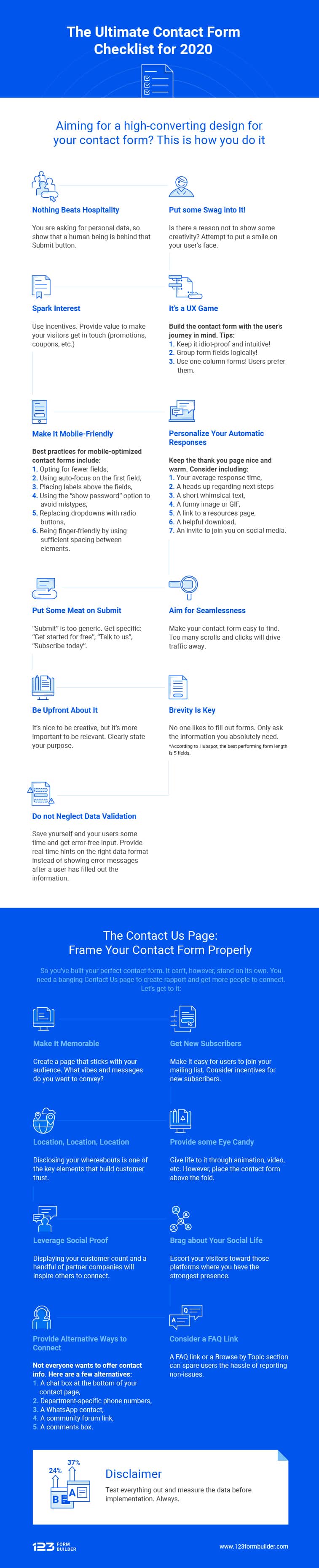 Contact Form Design: 19 Tips for a High-Converting Contact Page