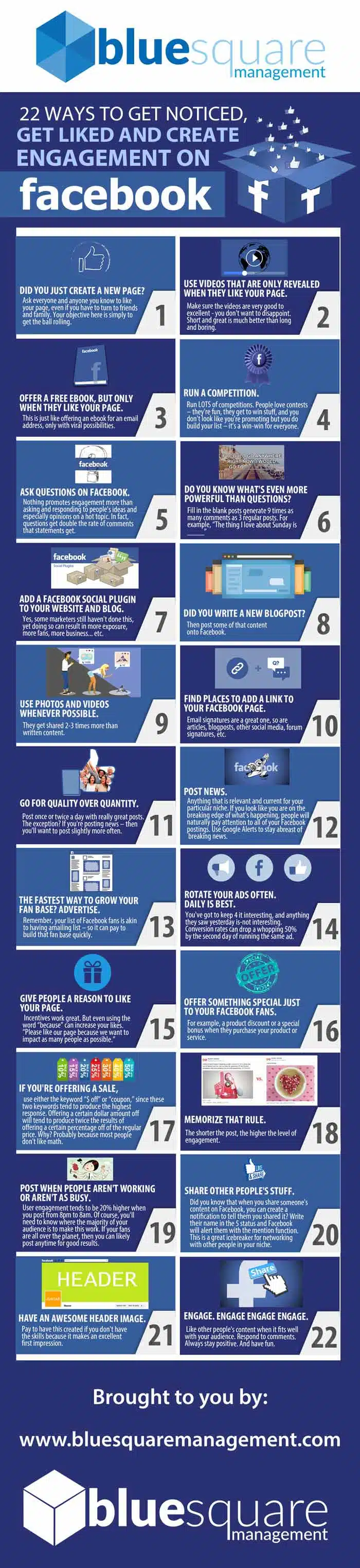 22 Facebook Page Marketing Tips to Grow Your Audience [Infographic]