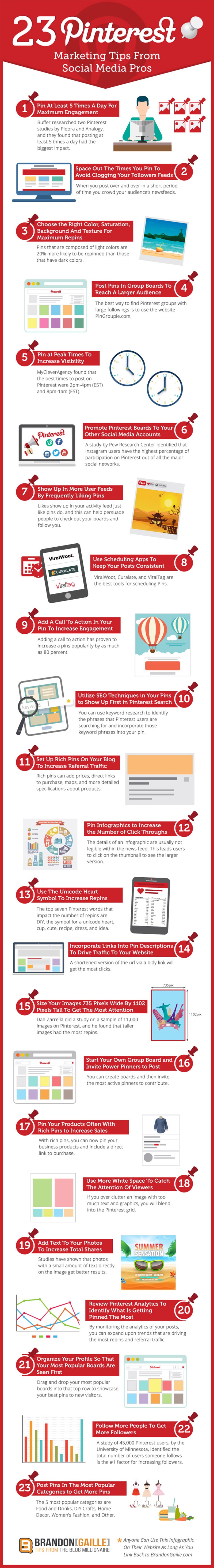 23 Expert Pinterest Tips That Will Triple Your Referral Traffic [Infographic]