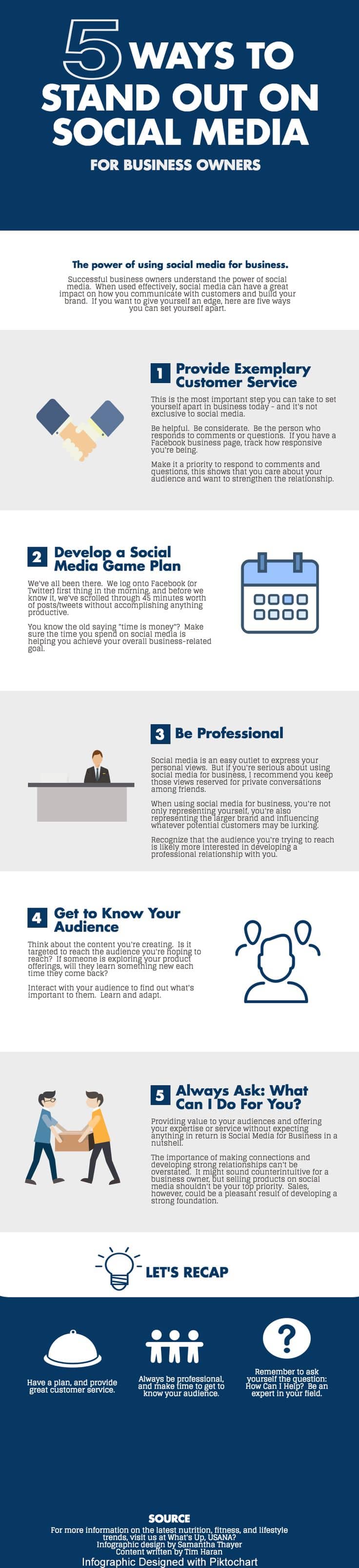 5 Ways to Stand Out on Social Media for Small Business Owners [Infographic]