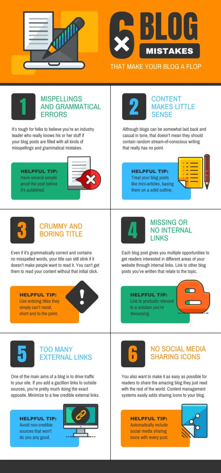 6 Common Blogging Mistakes Every Marketer Should Watch Out For