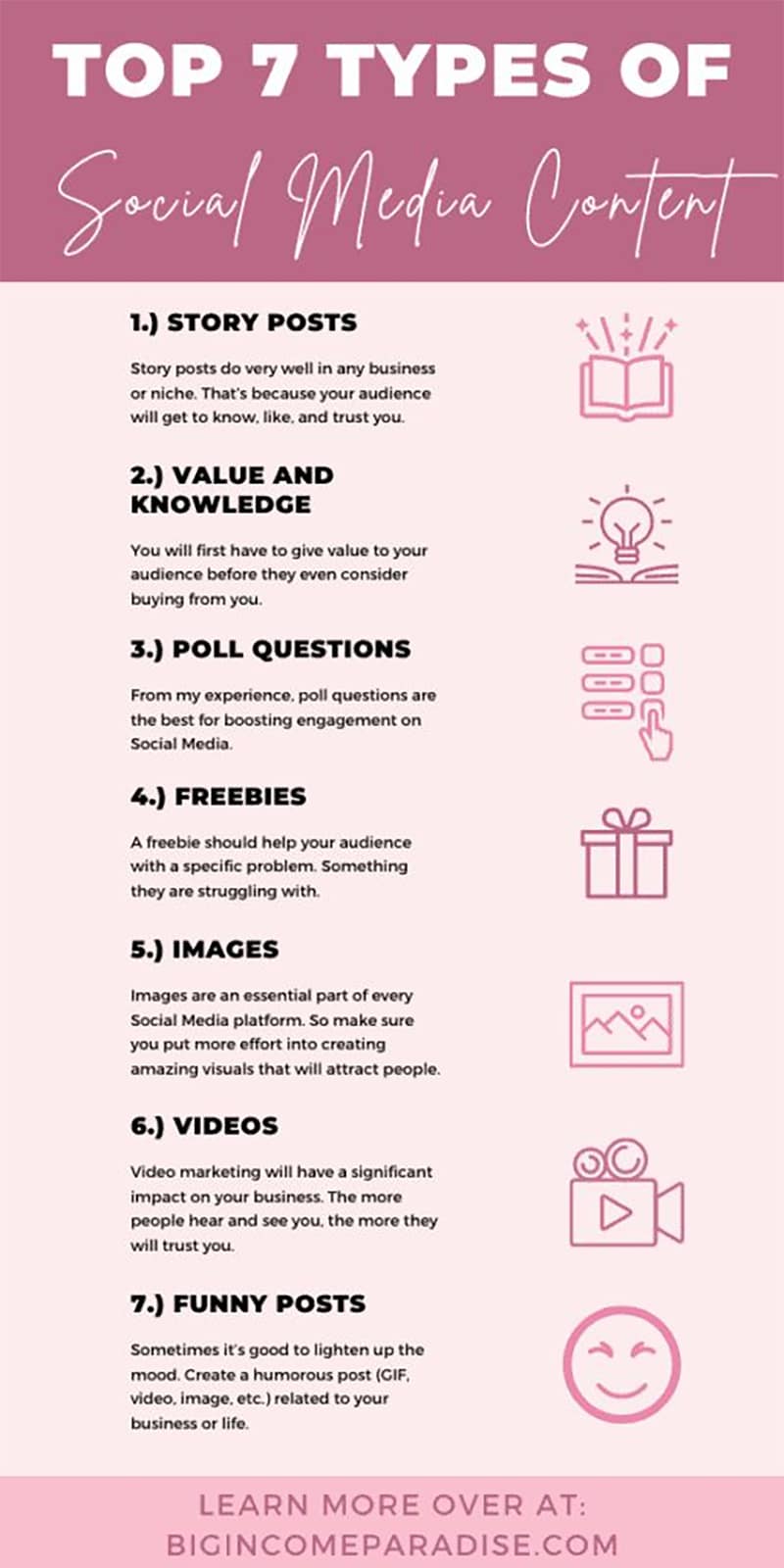 64 Social Media Content Ideas to Get More Traffic, Engagement & Followers [Infographic]