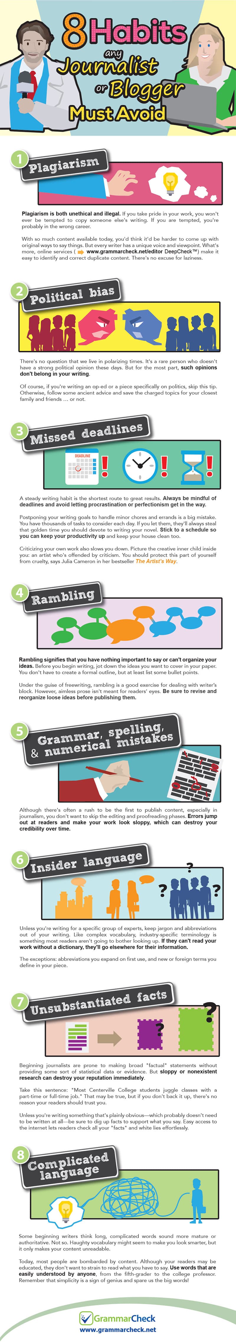 8 Bad Blogging Habits All Business Owners & Marketers Should Avoid [Infographic]