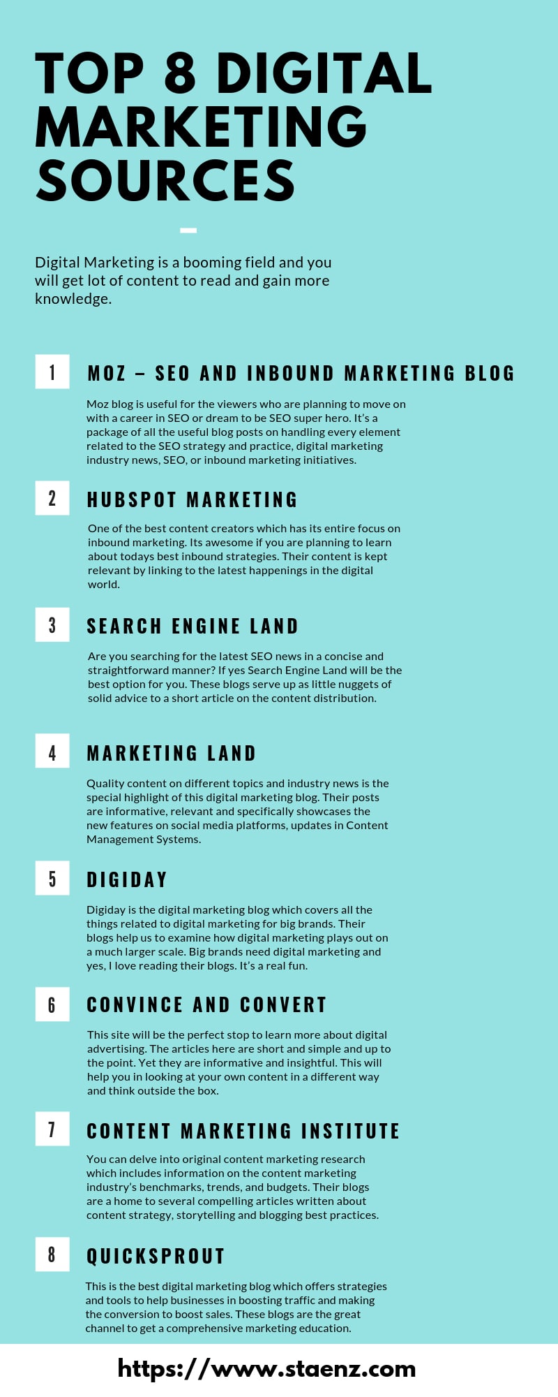 8 Digital Marketing Blogs That Can Help Your Business Stand Out Online [Infographic]