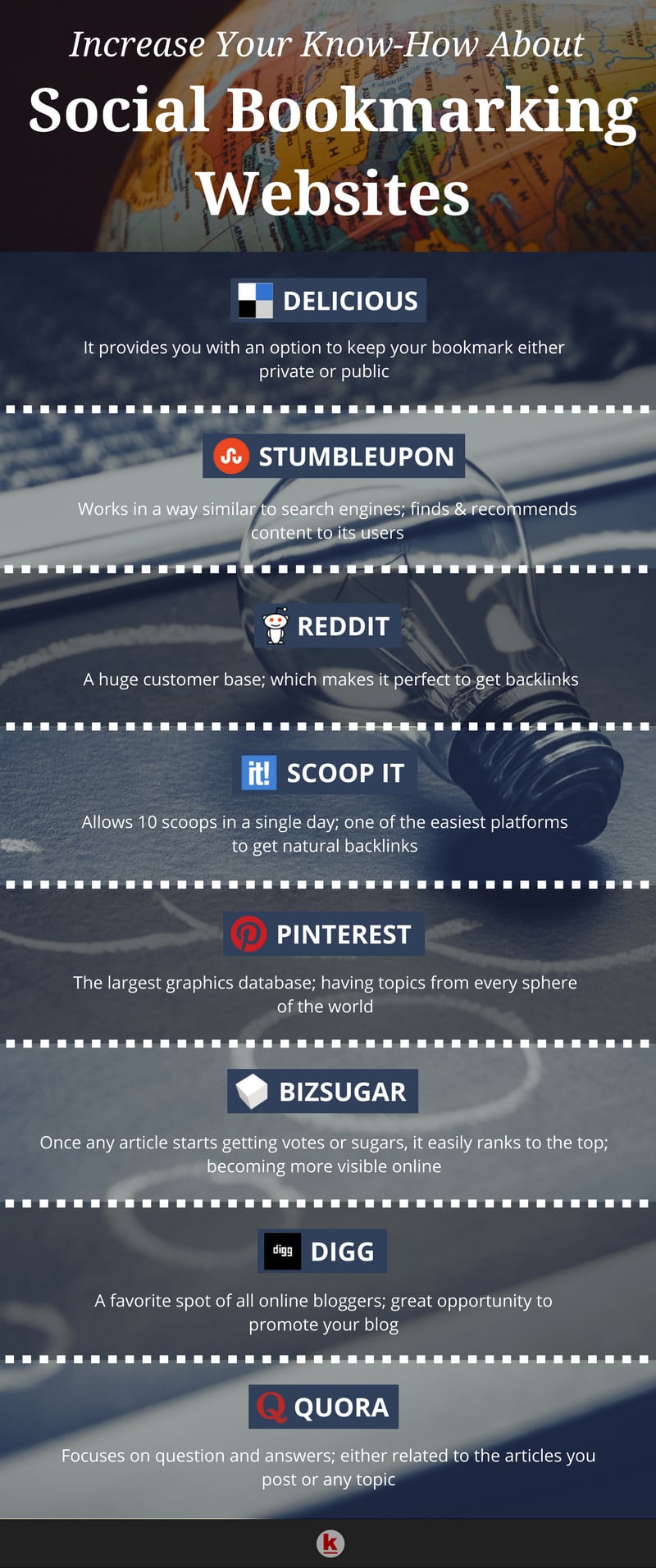 8 Social Bookmarking Sites to Increase Traffic to Your Website [Infographic]