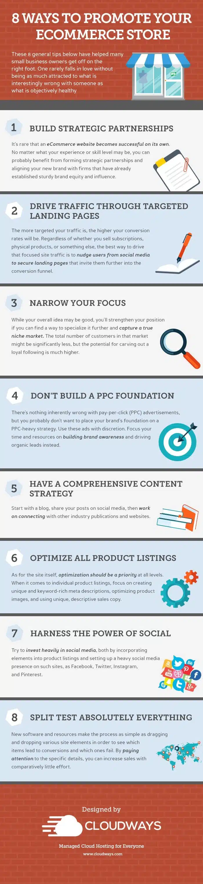 8 Ways to Promote Your Ecommerce Store to Increase Traffic & Sales [Infographic]