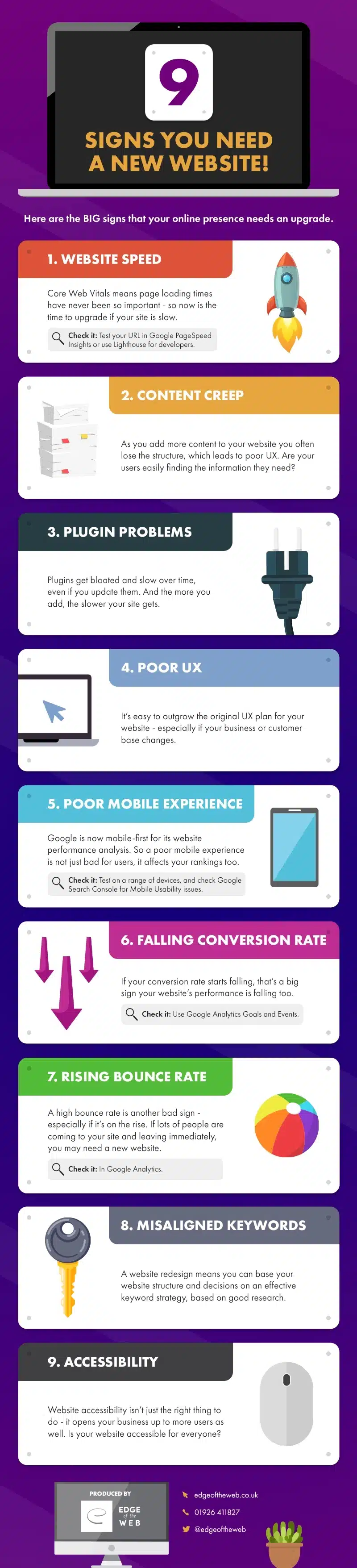 9 Glaring Warning Signs That Show You Need a New Website Immediately [Infographic]