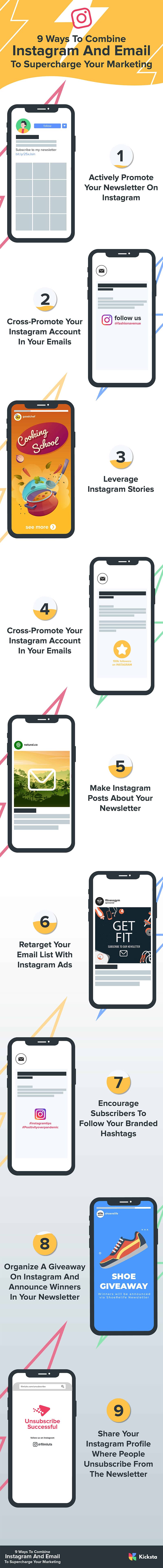 9 Ways to Combine Instagram & Email to Supercharge Your Marketing [Infographic]
