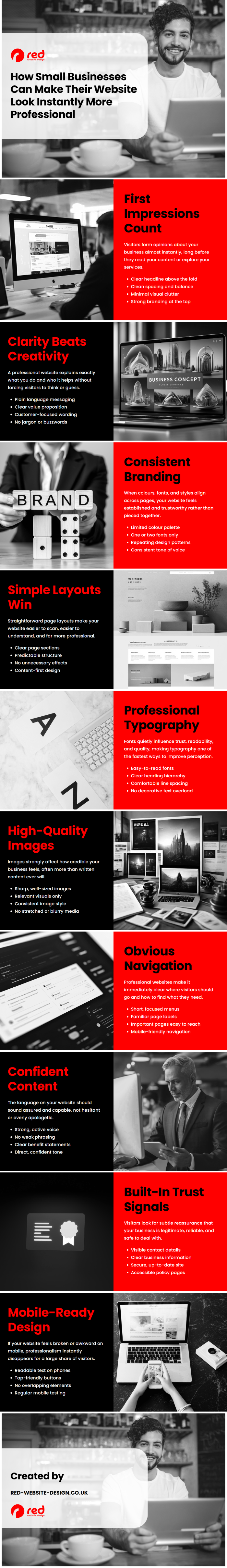 How Small Businesses Can Make Their Website Look Instantly More Professional