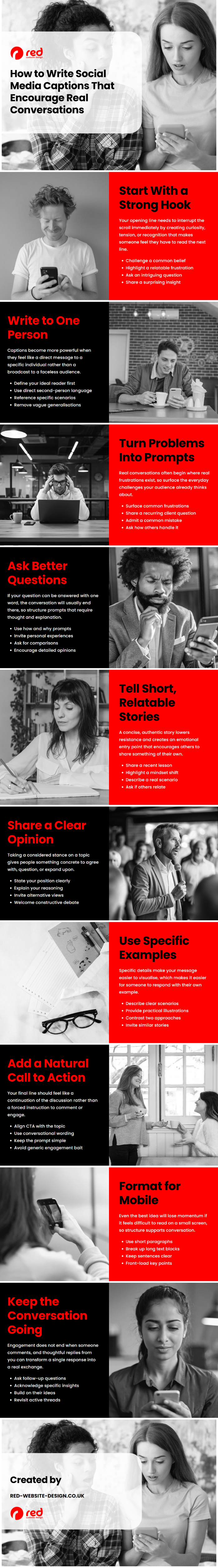 How to Write Social Media Captions That Encourage Real Conversations