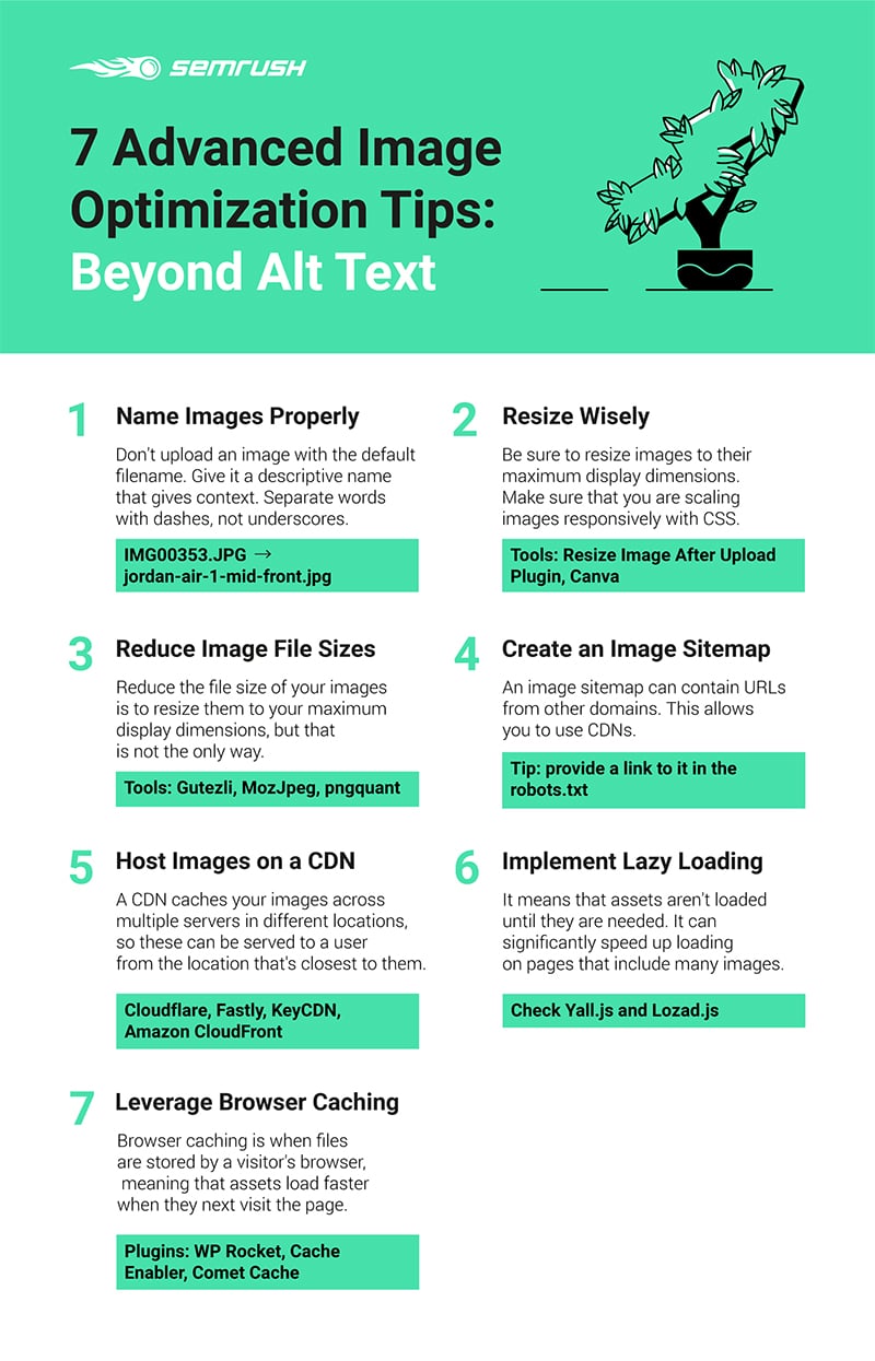 Image SEO: 7 Advanced Tips to Get Your Images to Rank Higher on Google [Infographic]