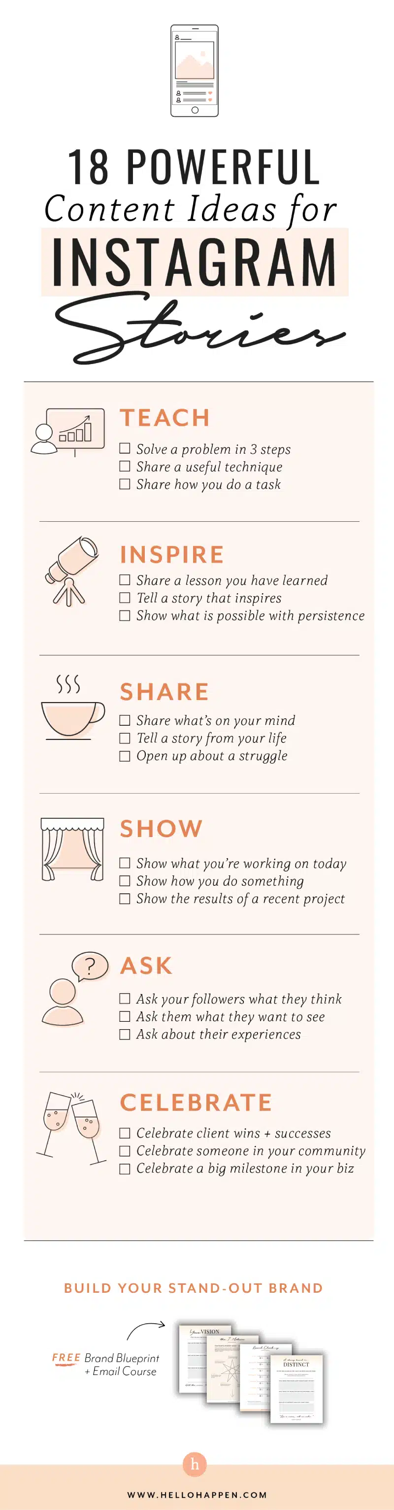 Instagram Story Content Ideas: 18 Powerful Ways to Stand Out [Infographic]