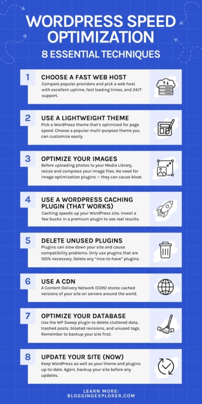 WordPress Speed Optimisation: 8 Ways to Improve Page Speed